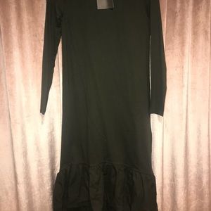 Zara Long Sleeved Maxi Dress